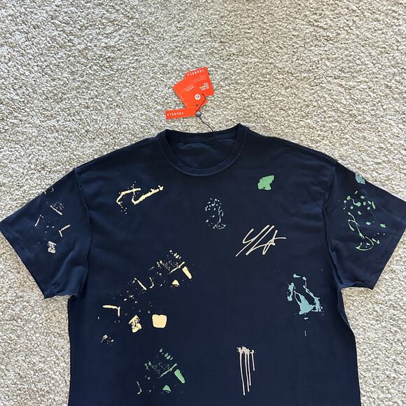 Men's YoungLA InsideOut FunPrint Tee, XL, NWT, DarkBlue - Picture 3 of 10